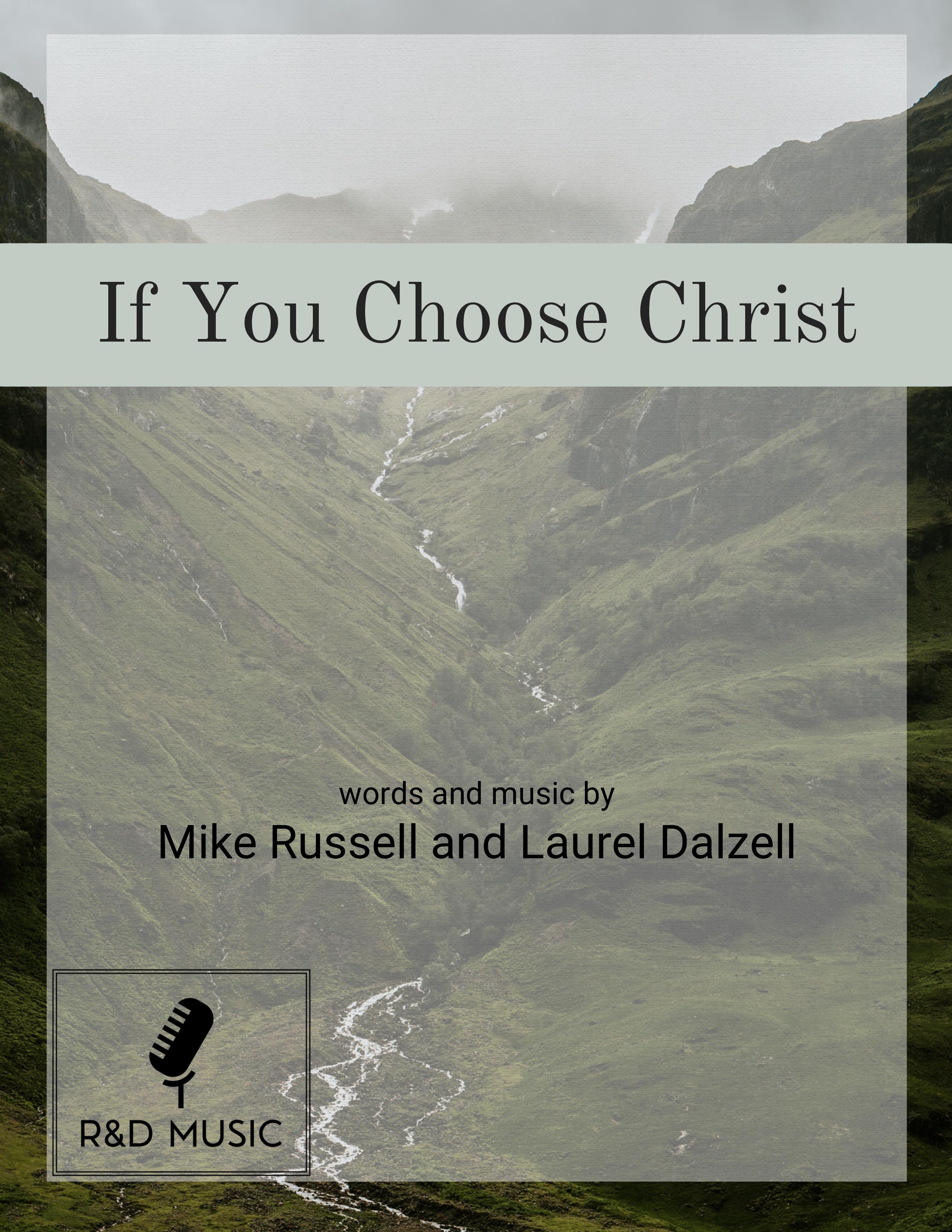 If You Choose Christ PDF- Downloadable